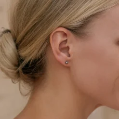 Simply Whispers Small Ball Titanium Stud Earrings Discount