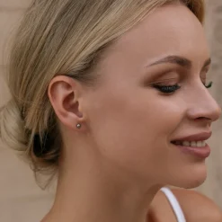 Simply Whispers Small Ball Titanium Stud Earrings Discount