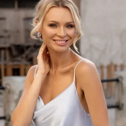 Simply Whispers Small Crystal Hoop Earrings Outlet