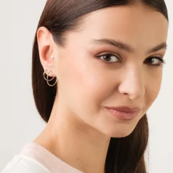 Simply Whispers Small Hoops Silver Plated Online