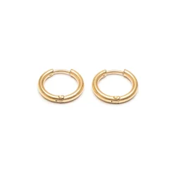 Simply Whispers Small Huggies Gold Plated Hot