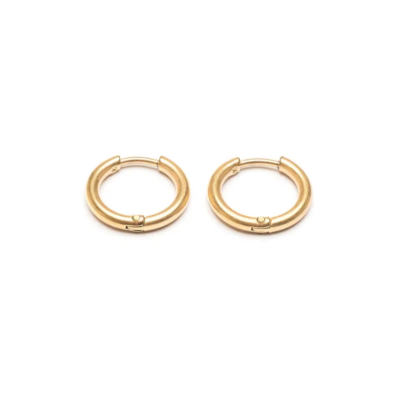 Simply Whispers Small Huggies Gold Plated Hot