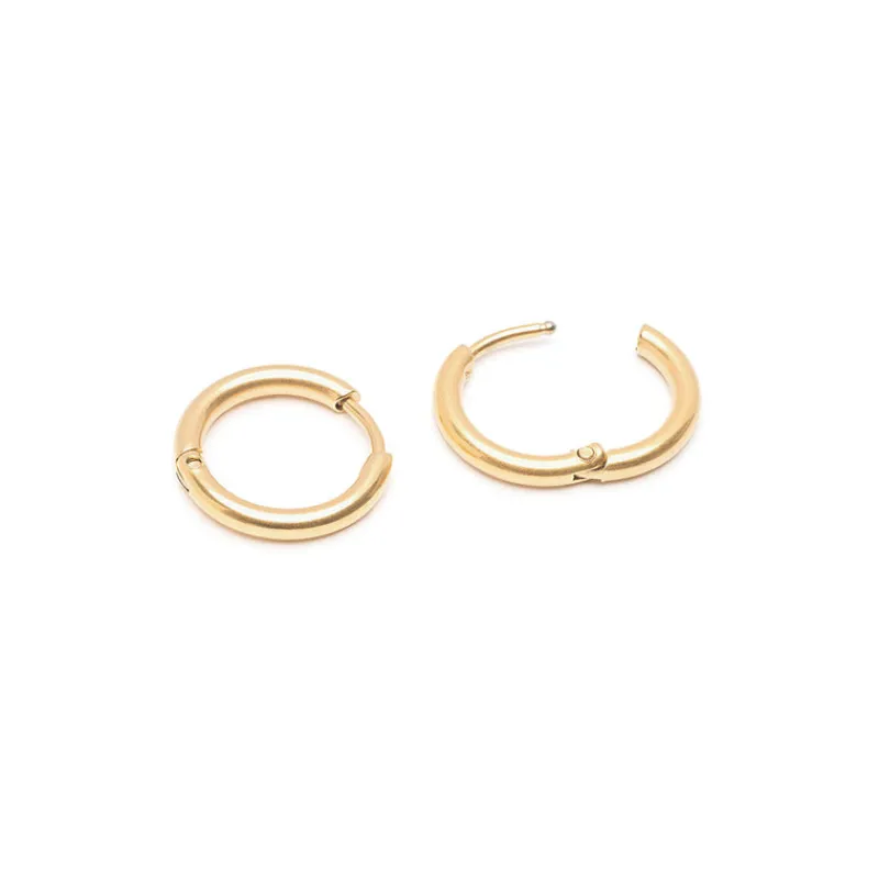 Simply Whispers Small Huggies Gold Plated Hot