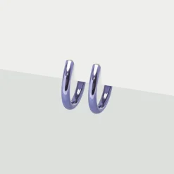 Simply Whispers Small Purple Clip-On Earrings Fashion