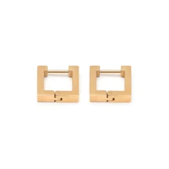Simply Whispers Square Huggie Hoops Sale