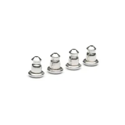 Simply Whispers Stainless Steel Bullet Backs Accessory - 2 Pairs Discount