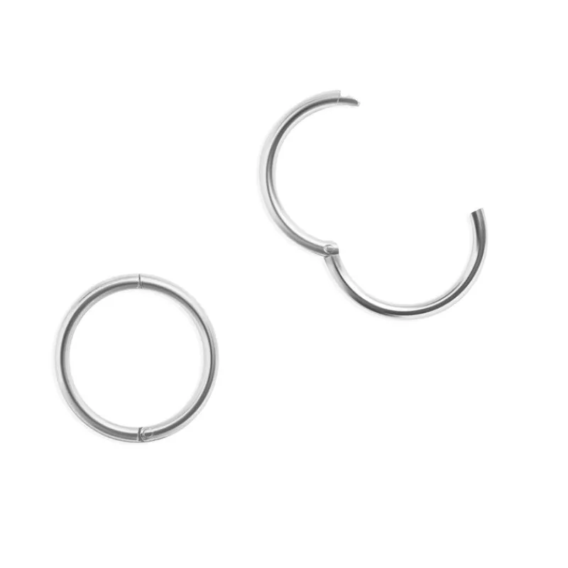 Simply Whispers 925 Sterling Silver 12 mm Endless Huggie Hoops Best