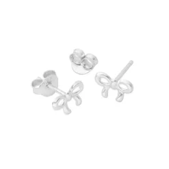Simply Whispers Sterling Silver Bow Stud Earrings Best