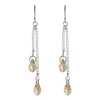 Simply Whispers 925 Sterling Silver Champagne French Hook Earrings Outlet