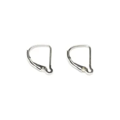 Simply Whispers Sterling Silver Lever Back Accessory - 1 Pair Outlet