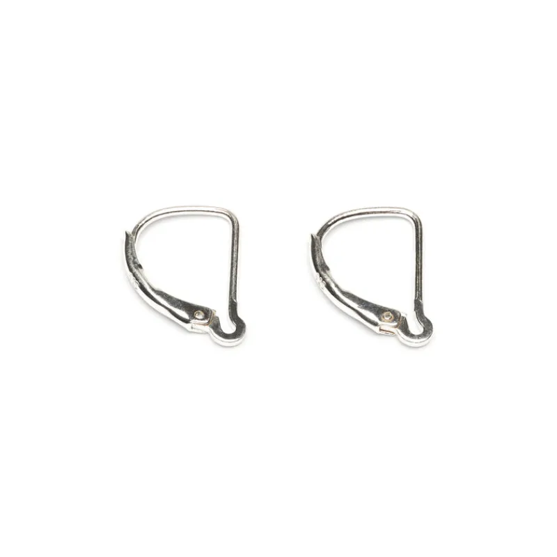 Simply Whispers Sterling Silver Lever Back Accessory - 1 Pair Outlet