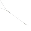 Simply Whispers Sterling Silver Necklace with Bar Pendant Hot