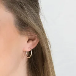 Simply Whispers 925 Sterling Silver Small Endless Hoop Earrings Clearance