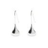 Simply Whispers 925 Sterling Silver Teardrop French Hook Earrings Hot