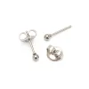 Simply Whispers Tiny Ball Stud Earrings Sale