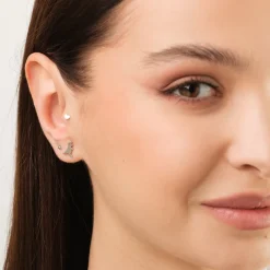 Simply Whispers Tiny Ball Stud Earrings Sale