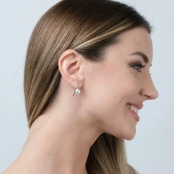 Simply Whispers Titanium Pearl French Hook Earrings New