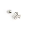 Simply Whispers Triple Crystal Helix Single Earring Hot