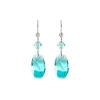 Simply Whispers Turquoise Crystal Niobium Earrings Online