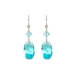 Simply Whispers Turquoise Crystal Niobium Earrings Online