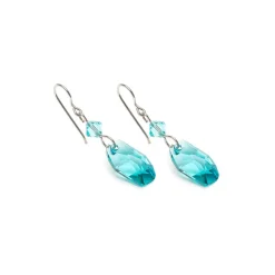 Simply Whispers Turquoise Crystal Niobium Earrings Online