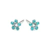 Simply Whispers Turquoise Daisy Earrings Clearance