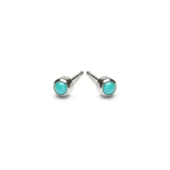 Simply Whispers Turquoise Mini Stud Earrings Outlet