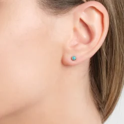 Simply Whispers Turquoise Mini Stud Earrings Outlet