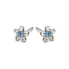 Simply Whispers White & Sapphire Daisy Earrings Best