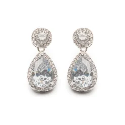 Simply Whispers White Crystal Drop Earrings Best