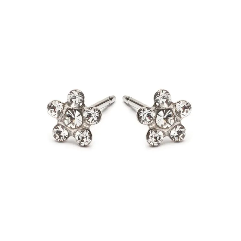 Simply Whispers White Daisy Earrings Outlet