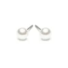 Simply Whispers White Pearl 5mm Stud Earrings Sale