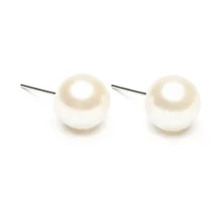 Simply Whispers White Pearl 10mm Stud Earrings Best