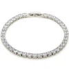 Simply Whispers White Round Zirconia Tennis Bracelet Sale